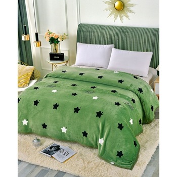 Patura Cocolino Simpla cu Bordura, 200 x 230 cm, Love Stars, PJ-11 Patura Cocolino Simpla cu Bordura, 200 x 230 cm, Love Stars, PJ-11