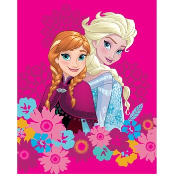 Patura Frozen Flowers, 100X140 cm Multicolor Patura Frozen Flowers, 100X140 cm Multicolor