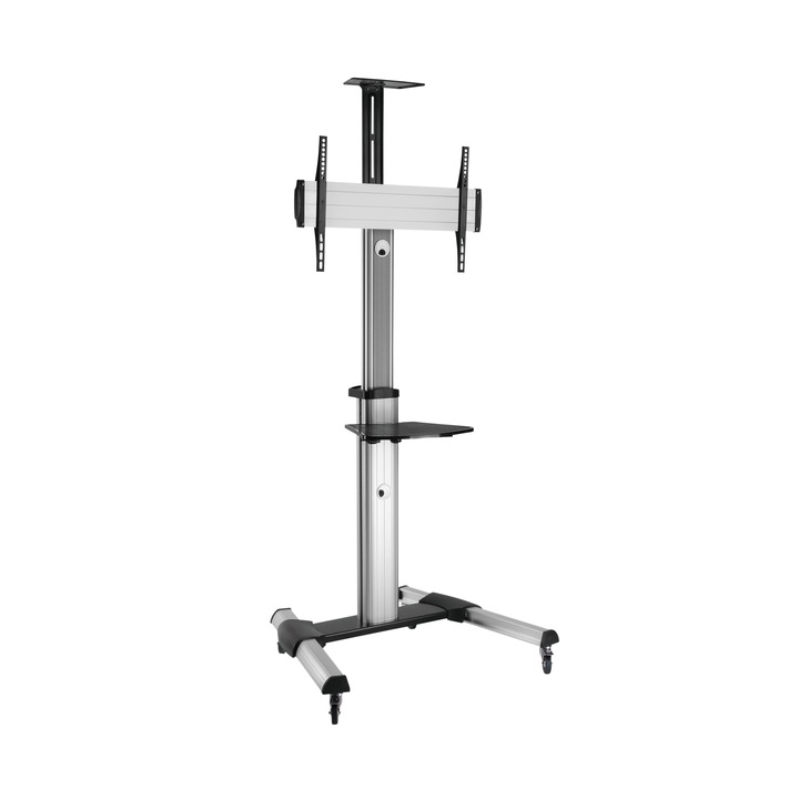 Blackmount L600 TV állvány, állítható magasságú, alumínium, 37 "-70", 50 kg, szürke