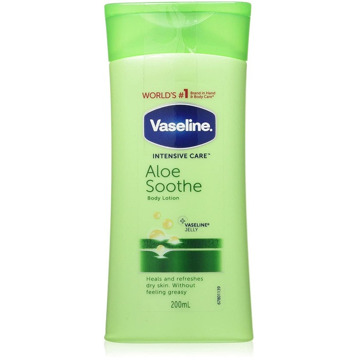 Lotiune De Corp Vaseline, Calmanta, Intensive Care Aloe Soothe, 200 ml