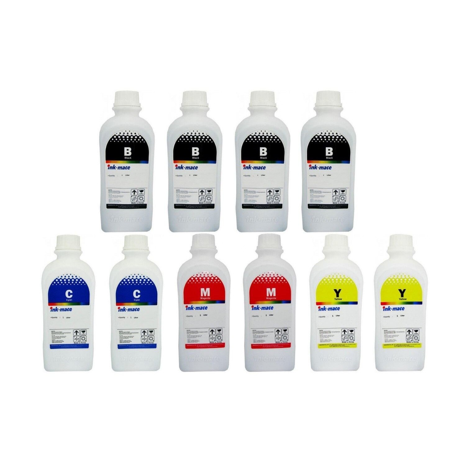 Pachet Flacon cerneala Ink-Mate Compatibil Brother 4x LC980BK Negru 2x LC980C Cyan 2x LC980M Magenta 2x LC980Y Galben 10000 ml