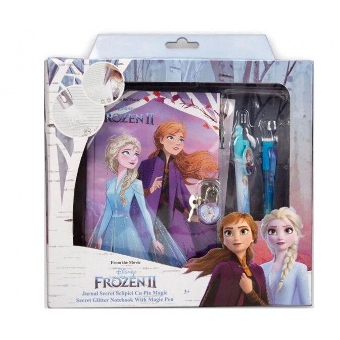 Set agenda cu lacat Frozen cu accesorii