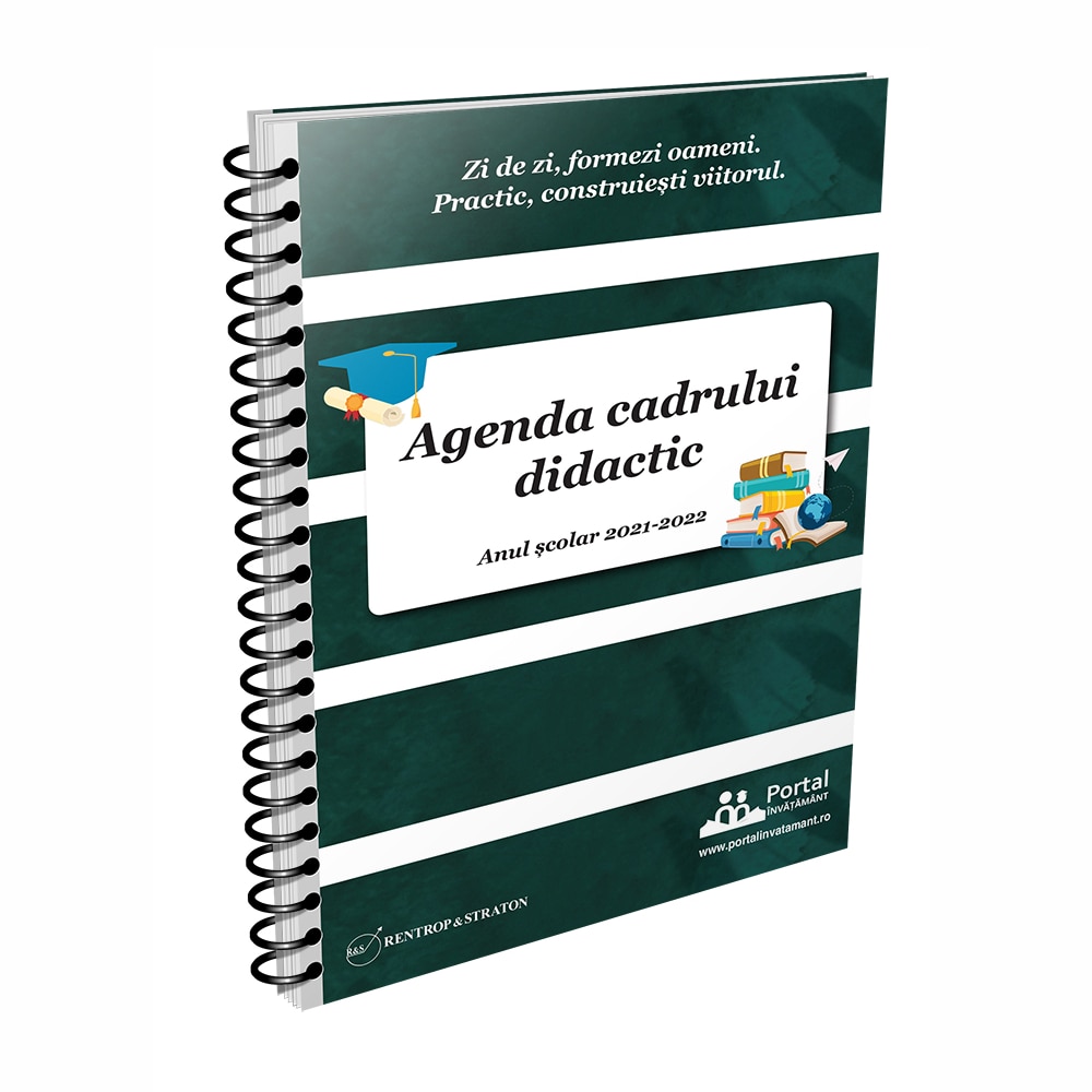 Agenda cadrului didactic, Rentrop & Straton, coperta cartonata, A5, 172 file, 140 x 210 mm