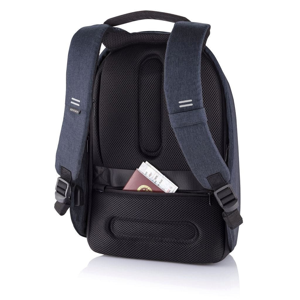 Rucsac Antifurt, Bobby Hero XL, Albastru navy, 20L, pentru laptop cu diagonala 17 inch