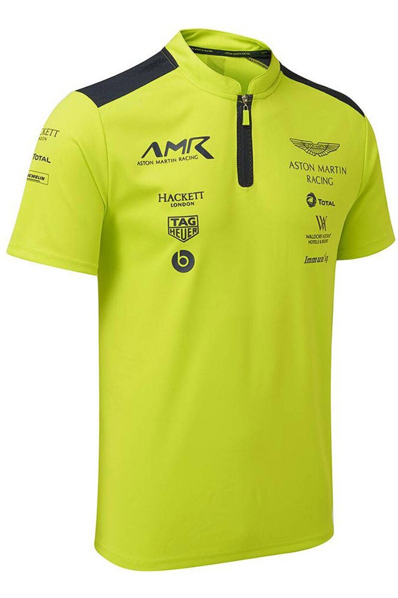 Tricou Aston Martin Racing, Poliester, Galben, XL