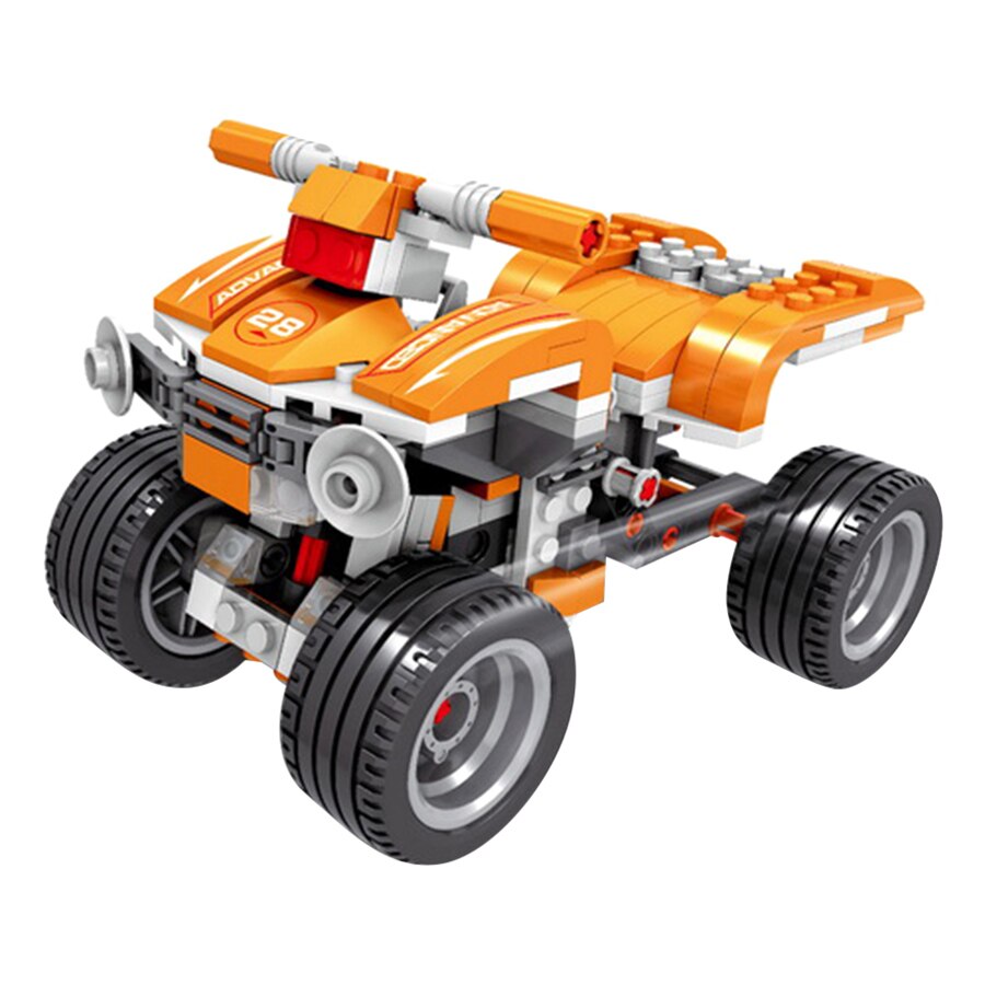 Set 3 in 1 de construit masinute, 224 piese, Ausini