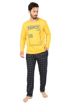 Pijamale barbati Gazzaz by Vienetta, model Respect in the freedom Pijamale barbati Gazzaz by Vienetta, model Respect in the freedom