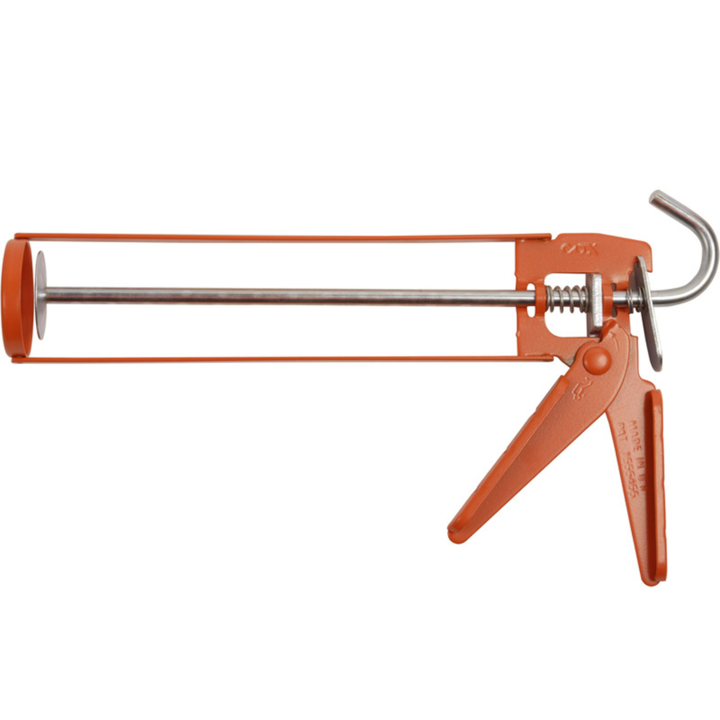 Pistol silicon, tip schelet, portocaliu