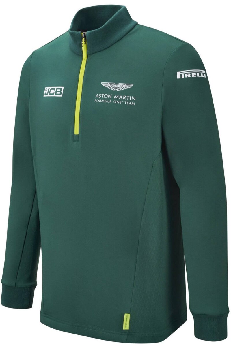 Hanorac Aston Martin F1 Team, Poliester/Elastan, Verde, Verde