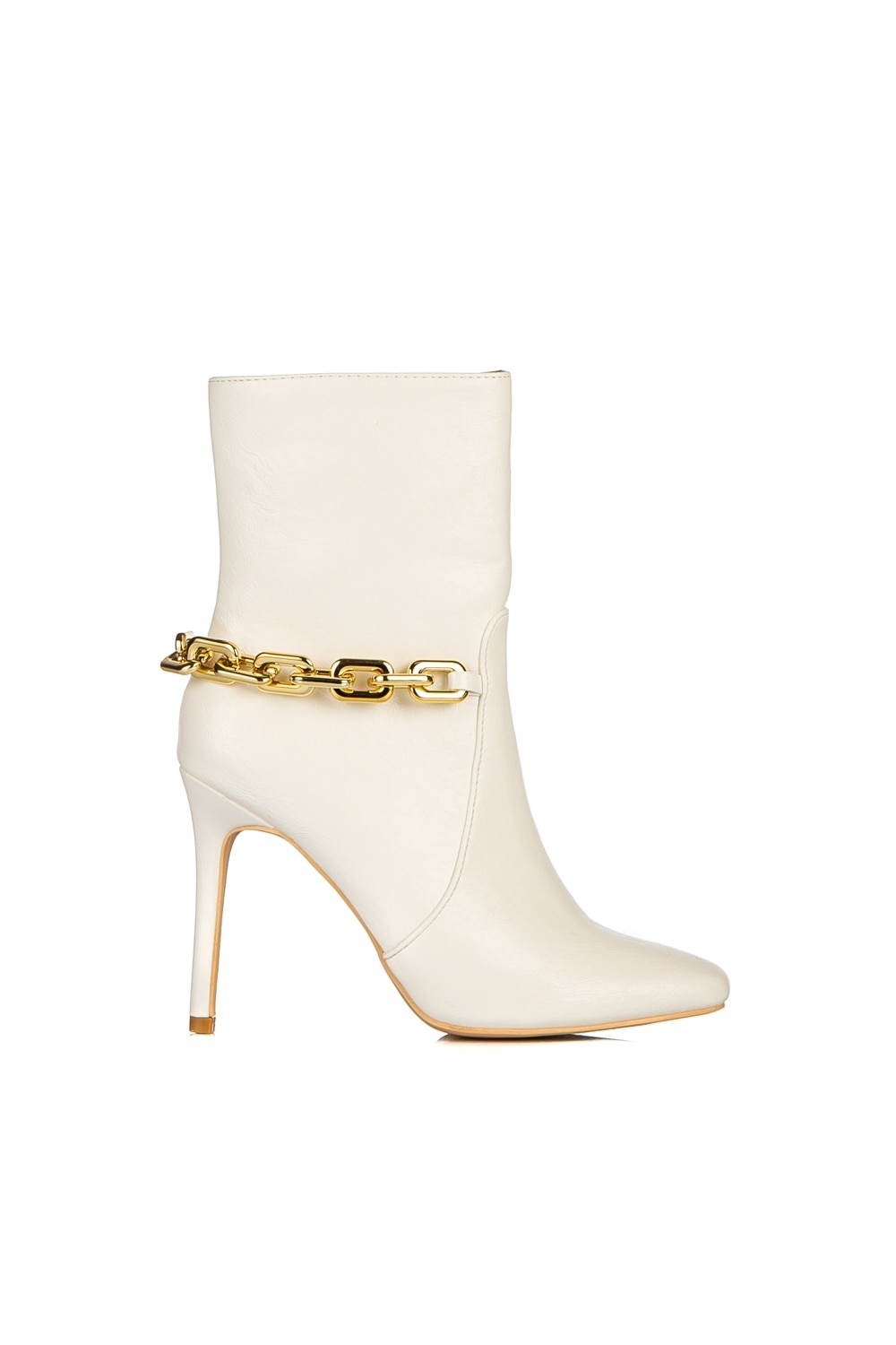 Botine dama Cyntia, Alb