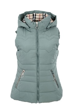 Vesta lunga cu gluga 618, Verde Vesta lunga cu gluga 618, Verde