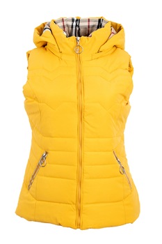 Vesta lunga cu gluga 618, Galben Vesta lunga cu gluga 618, Galben