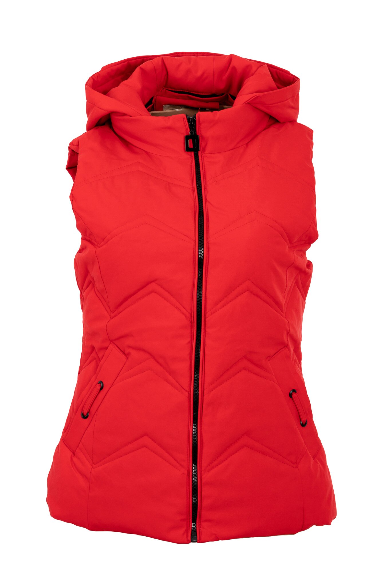 Vesta lunga cu gluga 611, Rosu