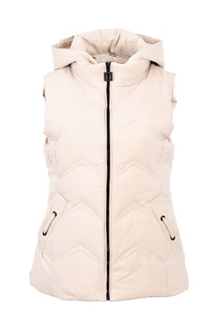 Vesta lunga cu gluga 611, Bej deschis Vesta lunga cu gluga 611, Bej deschis