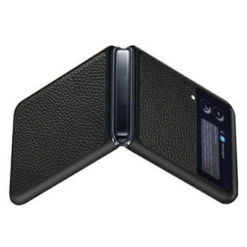 Husa pentru Samsung Galaxy Z Flip 3 flip case black Husa pentru Samsung Galaxy Z Flip 3 flip case black