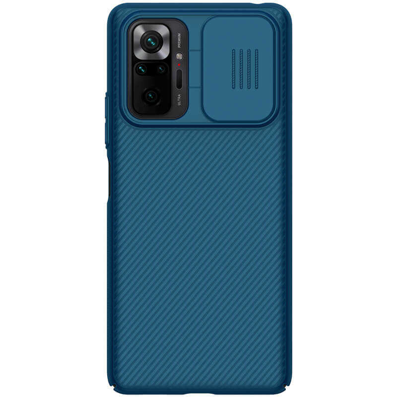 Husa protectie spate si camera foto, albastru, pentru Xiaomi Redmi Note 10 Pro/ Note 10 Pro Max