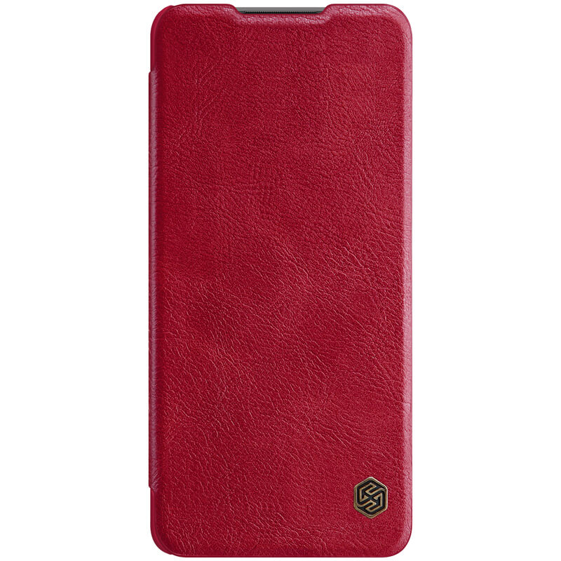 Husa tip carte Nillkin Qin, pentru Xaomi Redmi Note 10 Pro/ Note 10 Pro Max, rosu