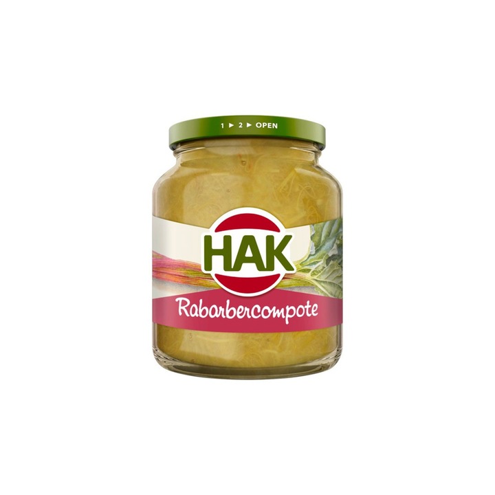 Compot, de rubarba, Hak, 360 g