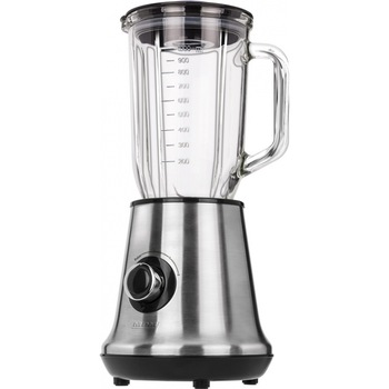 Blender MPM MBL-15M, 1.5 l, 450W, lama din otel inoxidabil, 2 trepte de viteza, functie PULS, 2 sticle 600 ml, negru Blender MPM MBL-15M, 1.5 l, 450W, lama din otel inoxidabil, 2 trepte de viteza, functie PULS, 2 sticle 600 ml, negru