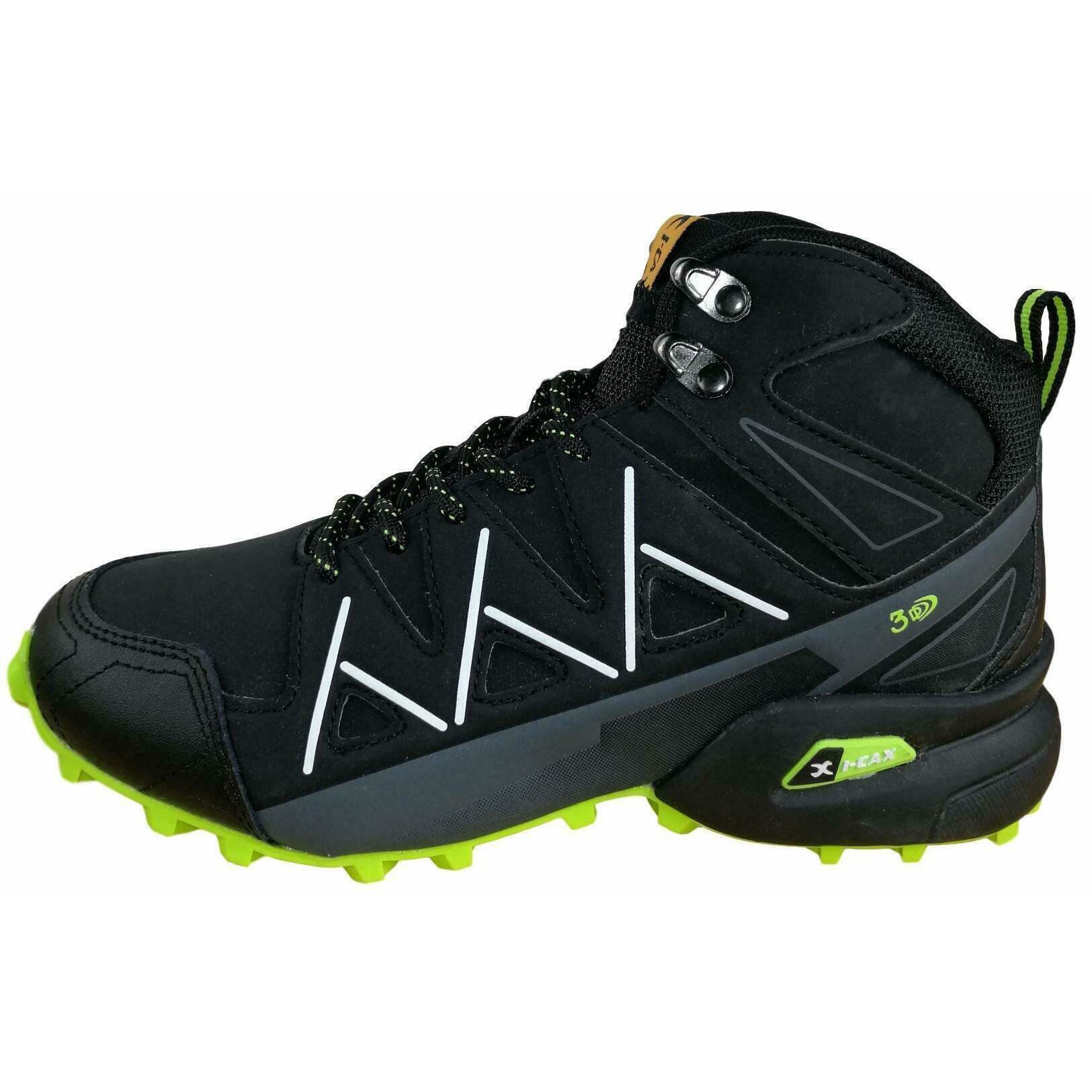 Ghete Sport Knup 4650M, Negru/Verde