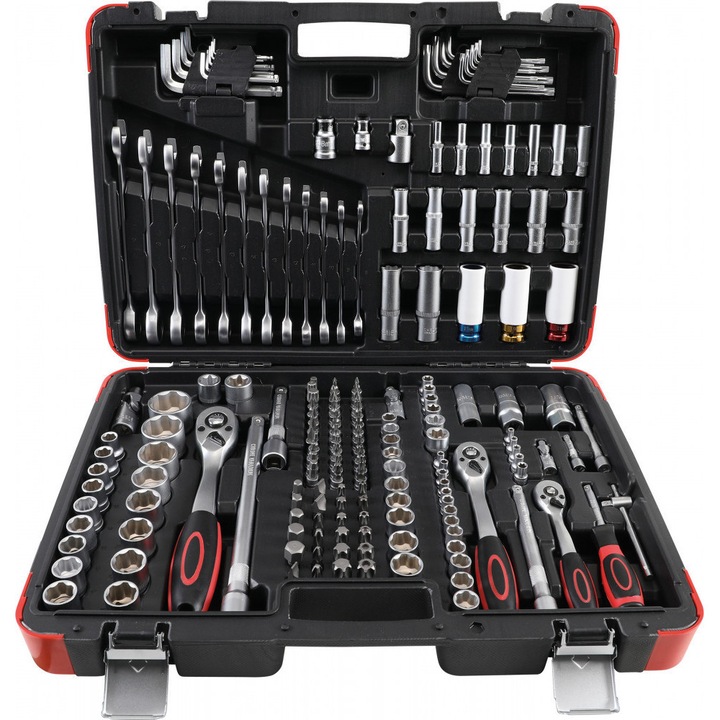 BGS dugókulcs készlet 1/4" - 3/8" - 1/2" 176 db