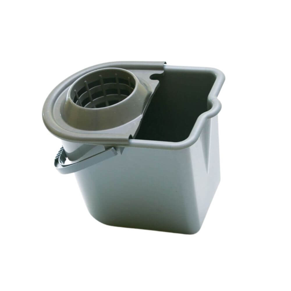 Galeata Mop cu Storcator, 13L, Polipropilena, Culoare Alba