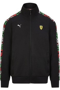 Hanorac Puma Ferrari F1 Track 2021 negru, L Hanorac Puma Ferrari F1 Track 2021 negru, L