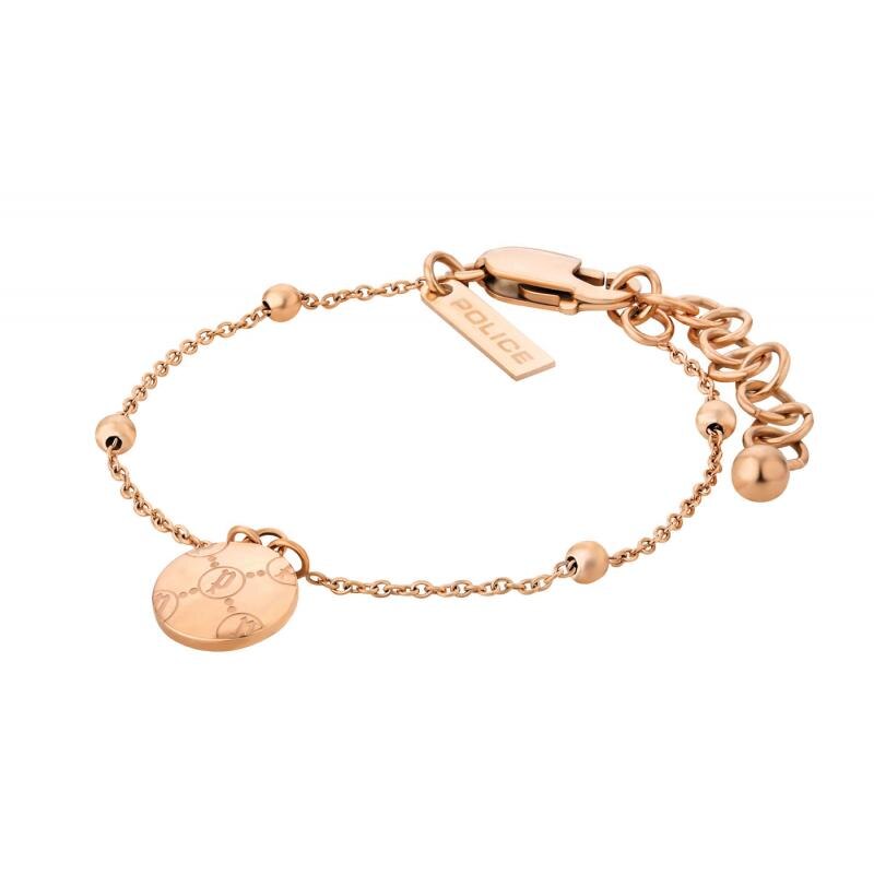 Bratara Police PJ25745BSRG / 03, Otel inoxidabil, Rose Gold