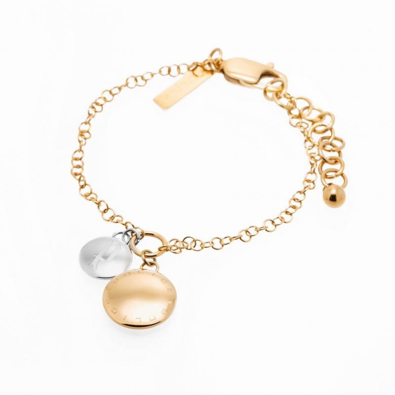 Bratara Police PJ25746BSSG / 01, Otel inoxidabil, Auriu