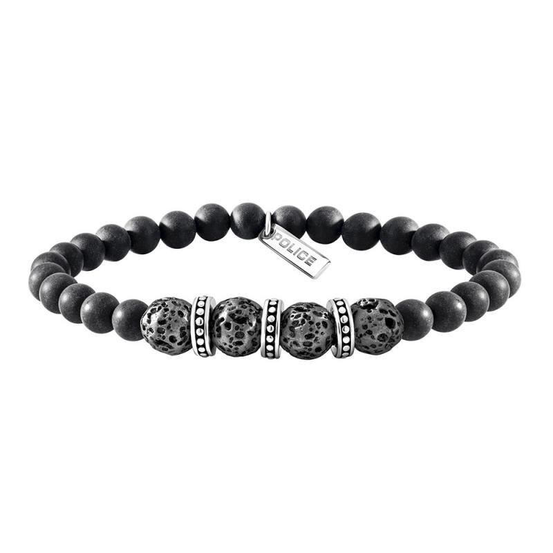 Bratara POLICE Trango PJ26482BSS / 02, Otel inoxidabil, Negru