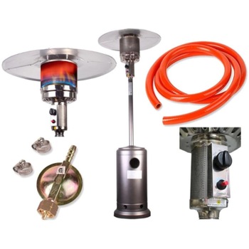 Incalzitor pentru terasa pe gaz Maltec 101543, 14000 W, sistem protectie supraincalzire, regulator gaz inclus Incalzitor pentru terasa pe gaz Maltec 101543, 14000 W, sistem protectie supraincalzire, regulator gaz inclus