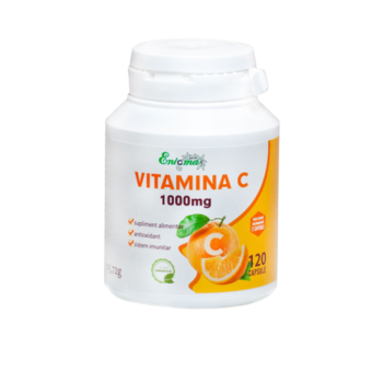 Vitamina C, Enigma Plant, 1000mg, 120 capsule Vitamina C, Enigma Plant, 1000mg, 120 capsule