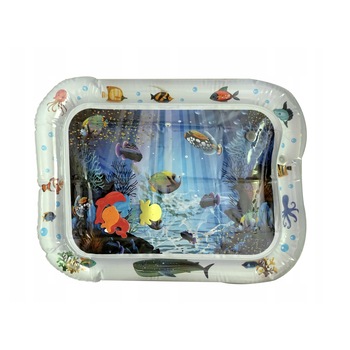 Salteluta cu apa pentru copii Tummy Time Whale, culoare alba Salteluta cu apa pentru copii Tummy Time Whale, culoare alba