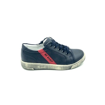 Pantofi ortopedici copii Sibel Bebe, NV0040, Bleumarin inchis/Rosu Pantofi ortopedici copii Sibel Bebe, NV0040, Bleumarin inchis/Rosu