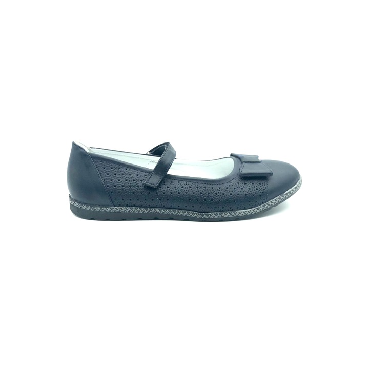 Pantofi ortopedici copii Sibel Bebe, piele naturala, Bleumarin, 35 EU