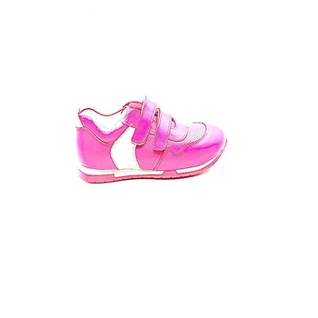 Pantofi sport ortopedici copii Sibel Bebe EVO749, piele naturala, Roz/Alb Pantofi sport ortopedici copii Sibel Bebe EVO749, piele naturala, Roz/Alb