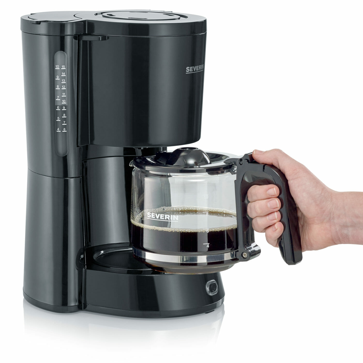 Cafetiera Severin KA 4815, 1000 W, 1.25 l, Negru