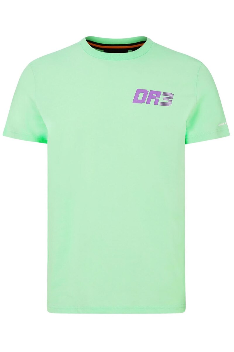 Tricou McLaren F1 Daniel Ricciardo Silverstone 2021, Bumbac, Verde, Verde