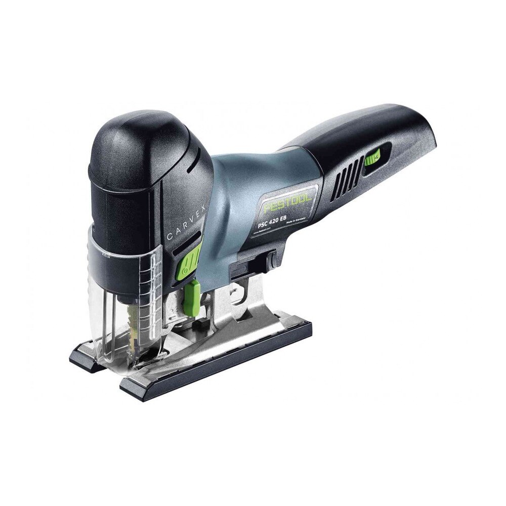 Ferastrau vertical cu acumulator 18V pentru decupat Festool PSC 420 EB Li Basic, 3800 de curse pe min (574713)