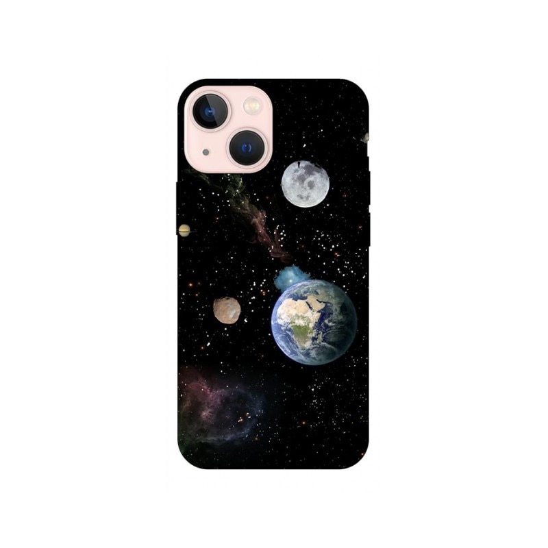 Husa Silicon Soft Upzz Print Compatibila Cu iPhone 13 Model Earth