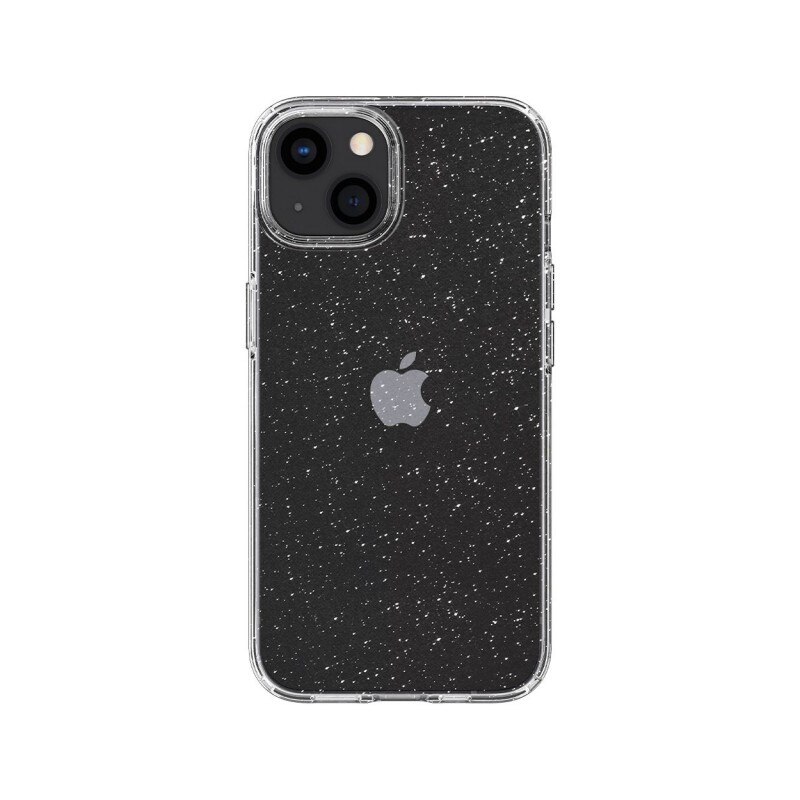 Husa Spate Spigen Liquid Crystal Glitter Compatibila Cu iPhone 13, Silicon Transparent Glitter
