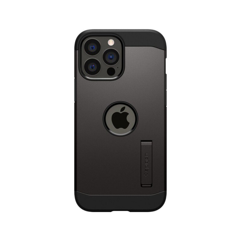 Husa Spate Spigen Tough Armor Compatibila Cu iPhone 13 Pro, Policarbonat, Ultra Rezistenta, Gunmetal