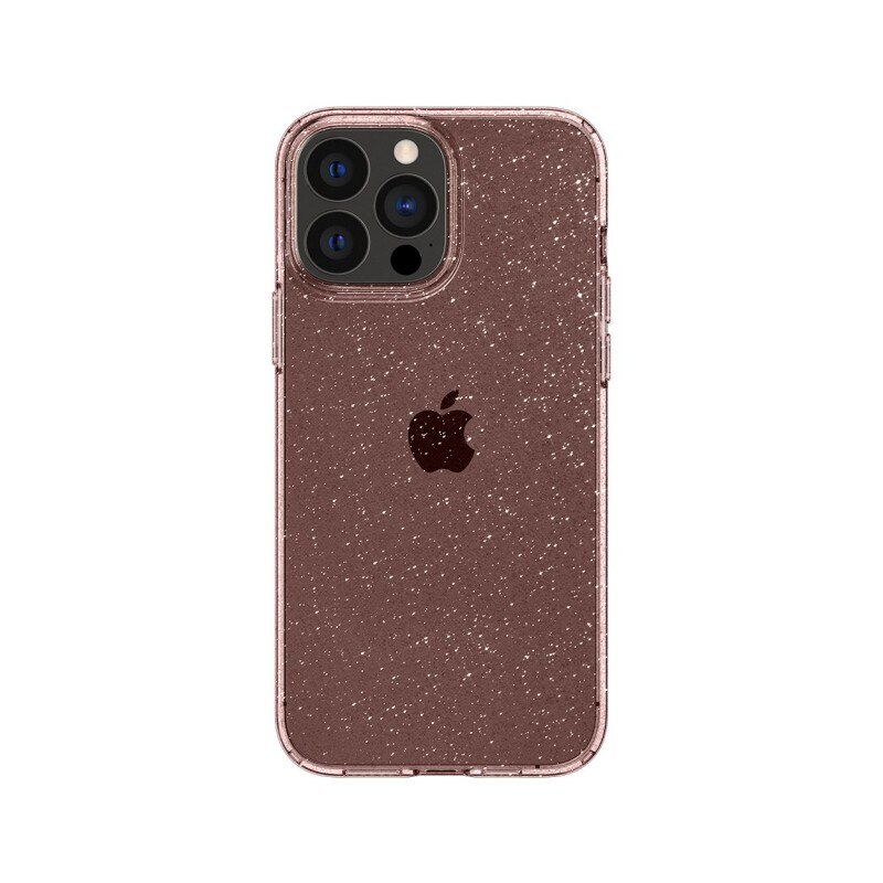 Husa Spate Spigen Liquid Crystal Glitter Compatibila Cu iPhone 13 Pro Max, Silicon Glitter Rose