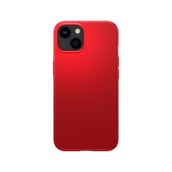 Husa Spate Spigen Thin Fit Slim Compatibila Cu iPhone 13 Mini, Policarbonat Rosu Husa Spate Spigen Thin Fit Slim Compatibila Cu iPhone 13 Mini, Policarbonat Rosu