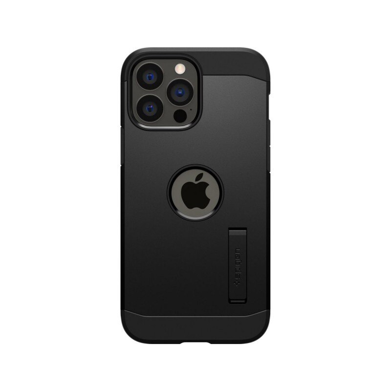 Husa Spate Spigen Tough Armor Compatibila Cu iPhone 13 Pro, Policarbonat, Ultra Rezistenta, Negru