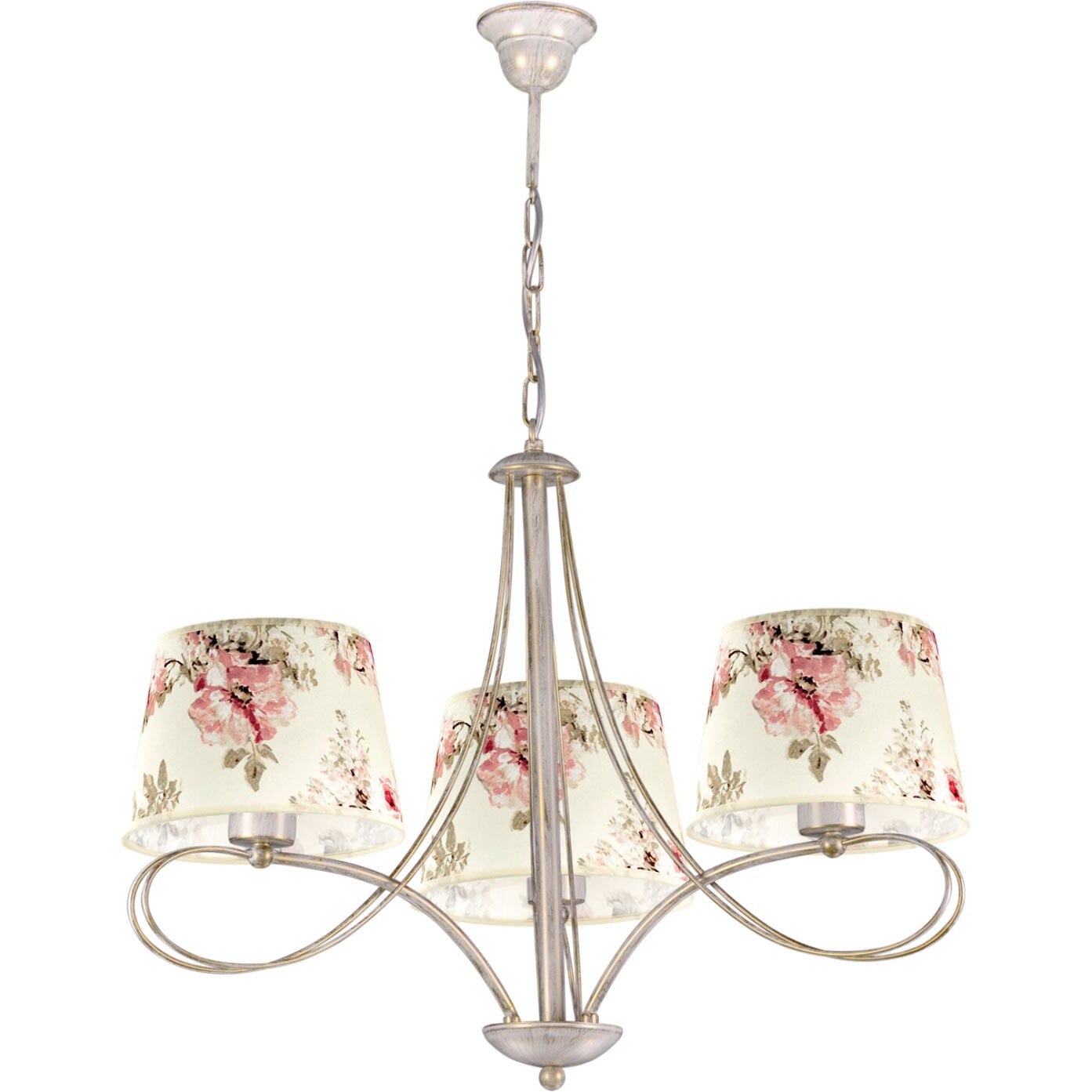 Lustra K-4090 AMARTI,Bej, cu 3 surse de iluminare, E27, 60 W