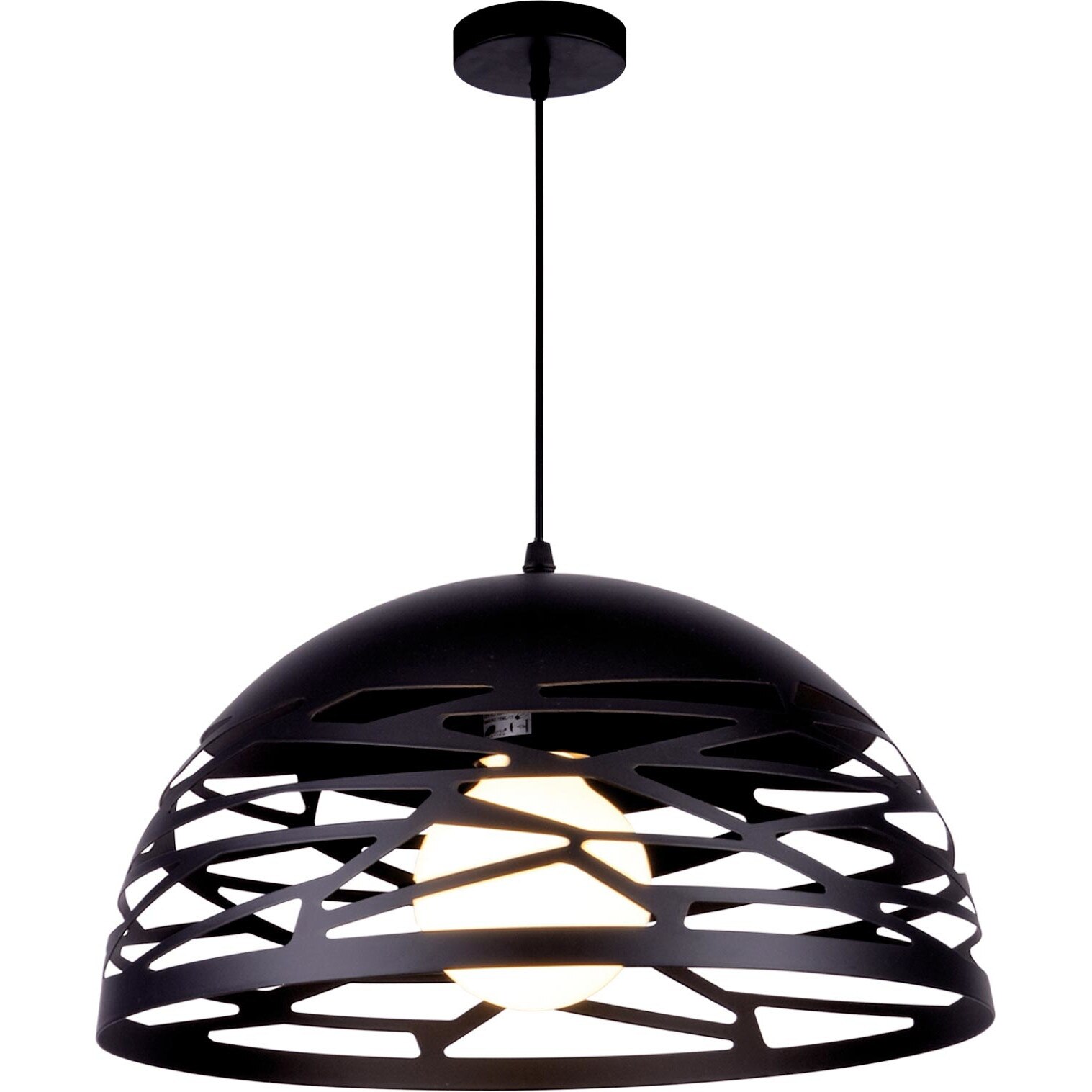 Lustra K-8033-L BK KITI,Negru, cu 1 sursa de iluminare, E27,60 W