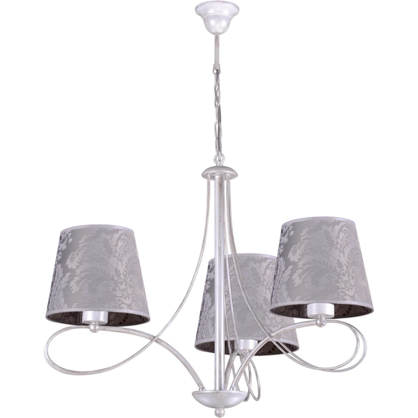 Lustra K-4060 DIANA,Alb, cu 3 surse de iluminare, E27, 60 W