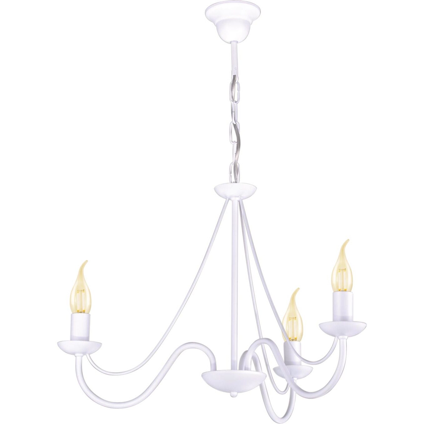 Lustra K-3995 BARTEZ II,Alb, cu 3 surse de iluminare, E14, 60 W