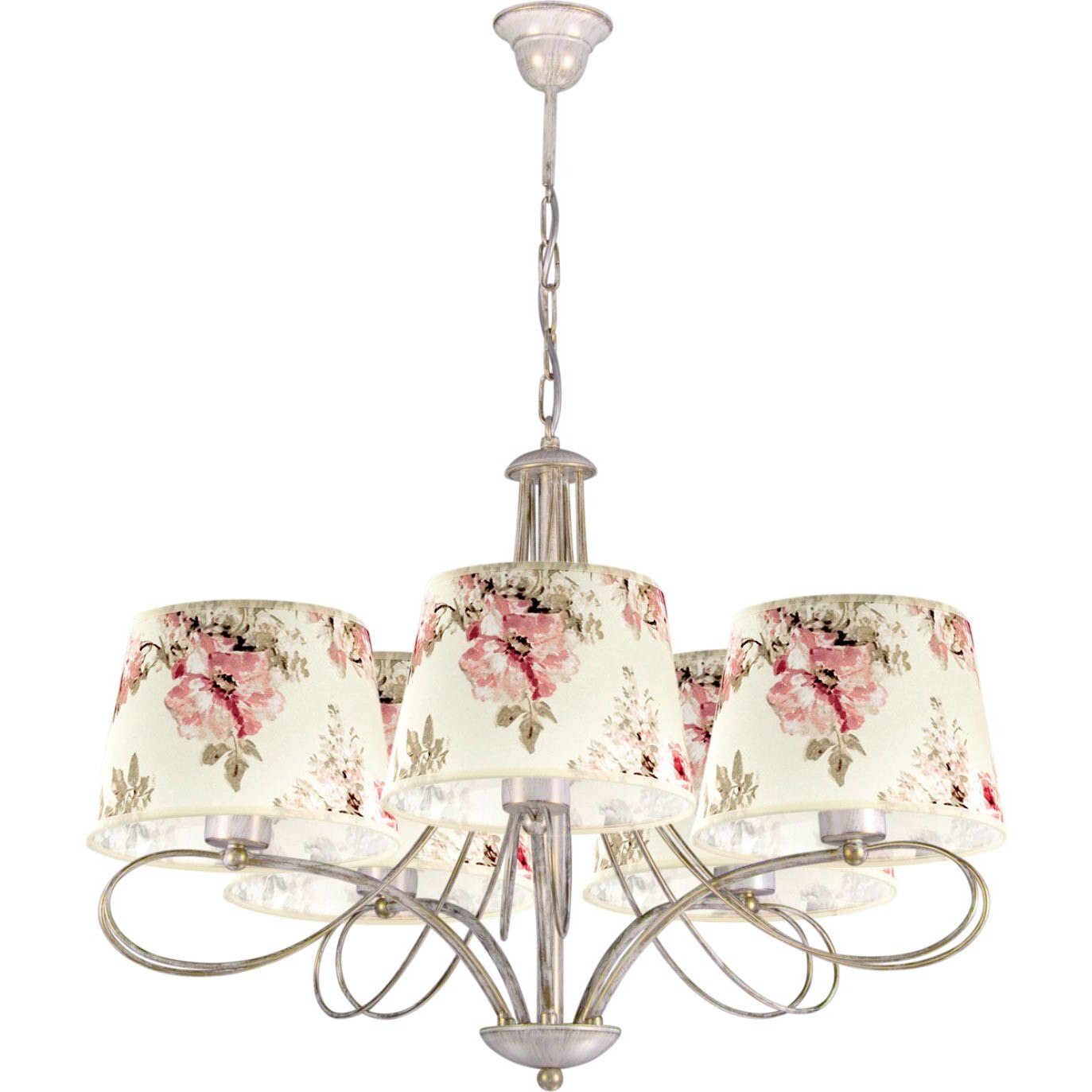 Lustra K-4091 AMARTI,Bej, cu 5 surse de iluminare, E27, 60 W